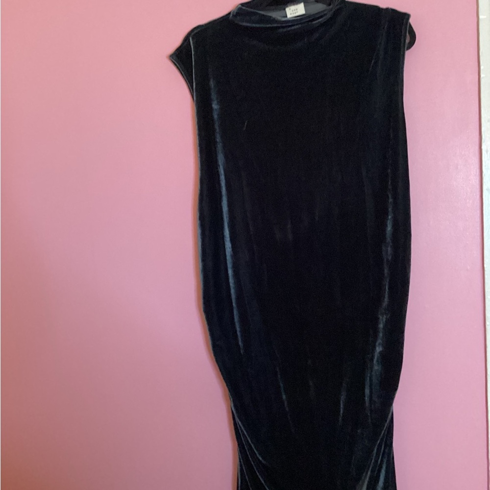 A New Day Black Velvet Maxi Dress